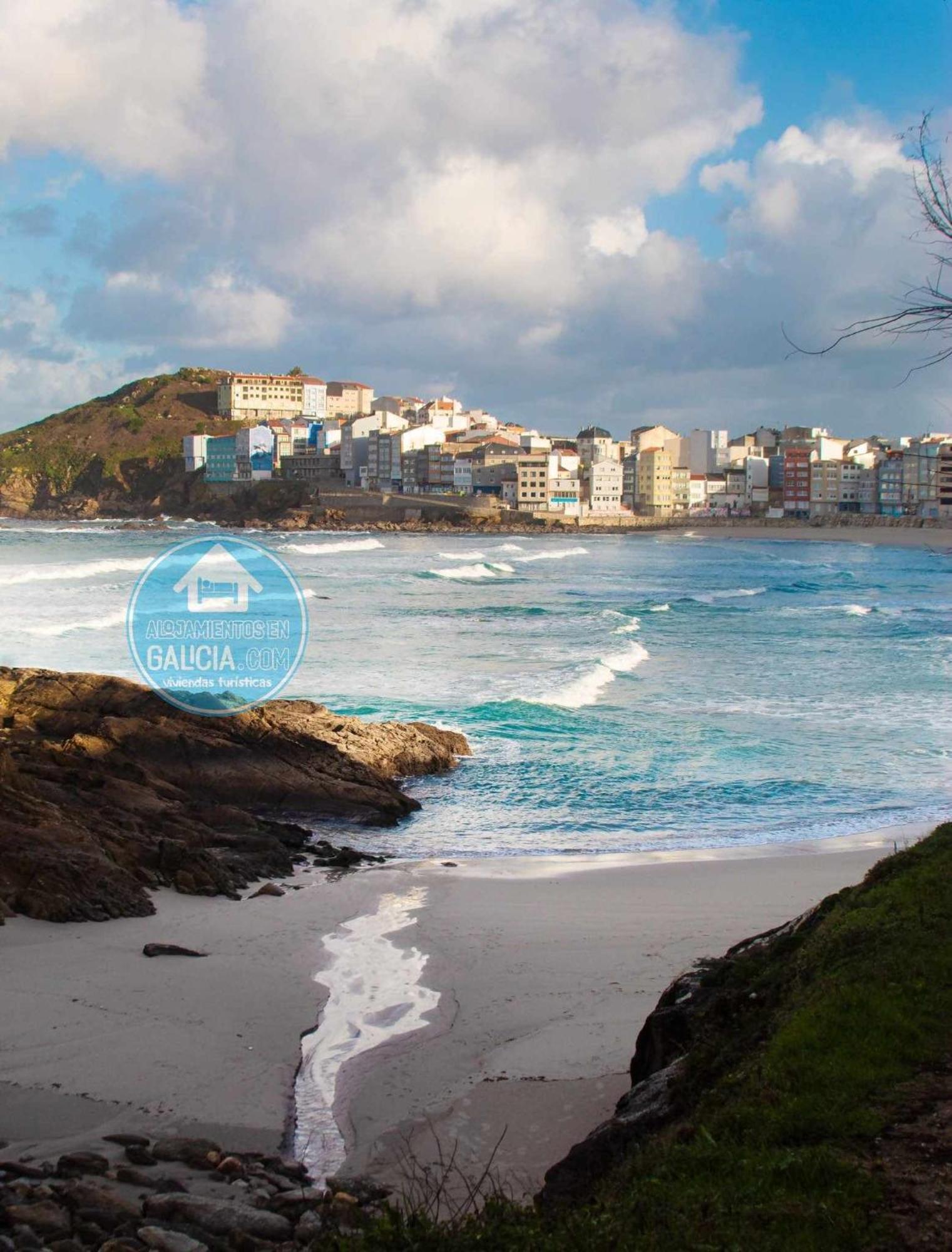 Ag Apartamento Nordes Malpica Primera Linea Playa Exterior foto